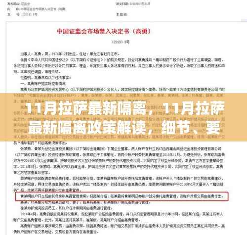 11月拉萨最新隔离,11月拉萨最新隔离政策解读,细节、要求与案例分析