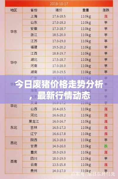 今日废猪价格走势分析,最新行情动态
