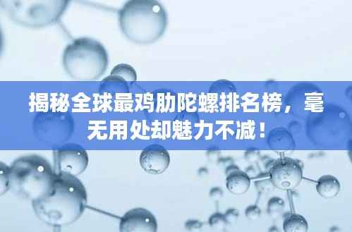 揭秘全球最鸡肋陀螺排名榜，毫无用处却魅力不减！